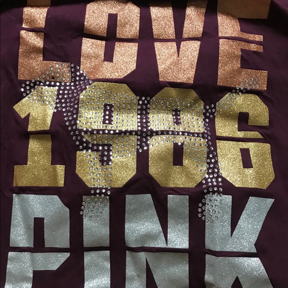 Love Pink Bling Long Sleeve Tee